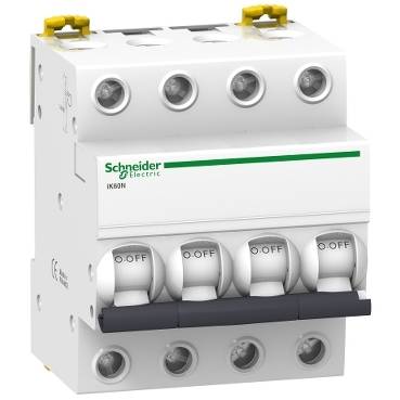 Schneider Electric - A9K24450 - miniature circuit breaker - iK60N - 4P - 50 A - C curve