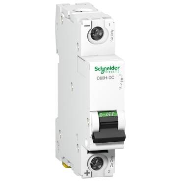 Schneider Electric - A9N61519 - miniature circuit breaker - C60H - 1 pole - 63 A - C curve