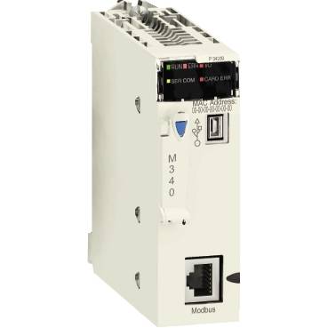 Schneider Electric - BMXP342000 - modul procesor M340 - max 1024 I/O digitale + 256 analogice - Modbus