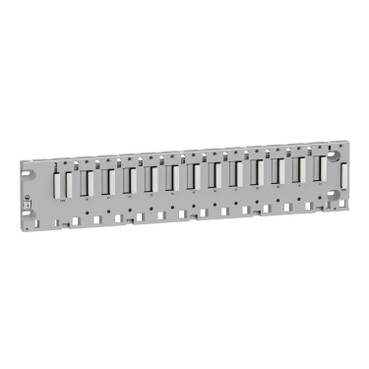 Schneider Electric - BMXXBP1200 - rack M340 - 12 sloturi - montaj pe panou, contrapanou sau sina DIN