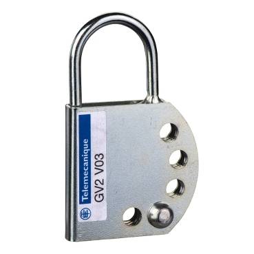 Schneider Electric - GV2V03 - dispozitiv de blocare cu lacat - pt. LS1 D32 - pana la 4 lacate tija diam. 6 mm