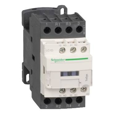 Schneider Electric - LC1D258MD - contactor TeSys LC1-D - 4 poli (2NO + 2NC) - AC-1 440 V 40 A - bobina 220 V c.c.