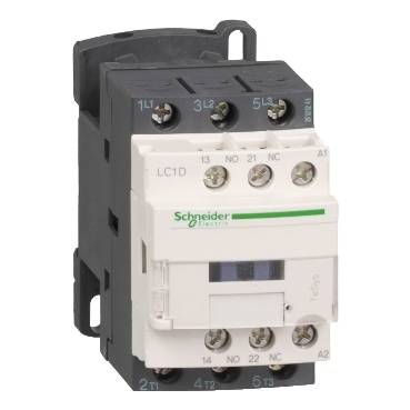 Schneider Electric - LC1D25E7 - contactor TeSys LC1-D - 3 poli - AC-3 - 440 V 25 A - bobina 48 V c.a.