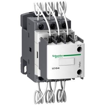 Schneider Electric - LC1DFKP7 - contactor TeSys LC1-DF 12.5 kVAr - coil 230 V AC