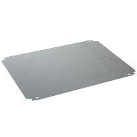 Schneider Electric - NSYMM2520 - Plain mounting plate H250xW200mm made of galvanised sheet steel