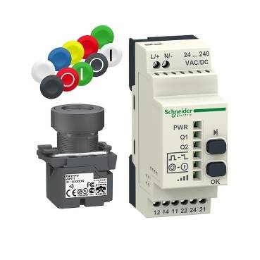 Schneider Electric - XB5RFA02 - Pachet SPS - XB5 - diam.22 mm plastic - receptor programabil - 24Ã¯Â¿Â½240 V AC / DC
