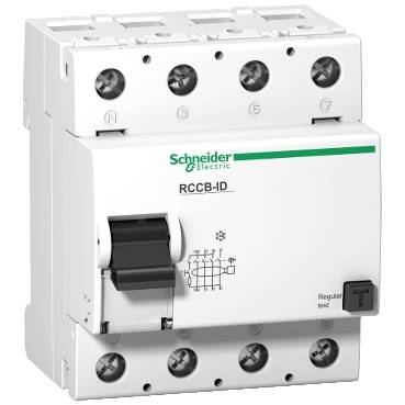 Schneider Electric - 16905 - residual current circuit breaker ID Fi - 4 poles - 125 A - 30mA - class AC