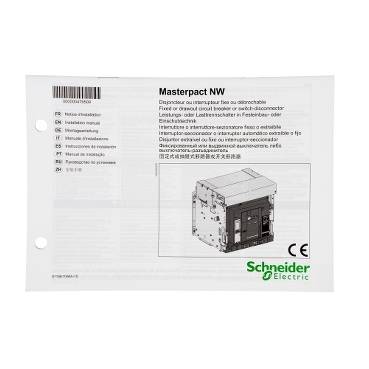 Schneider Electric - 47950 - user manual - for for NW circuit breaker accessories