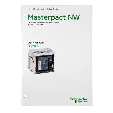 Schneider Electric - 47955 - user manual - for Masterpact NW - English