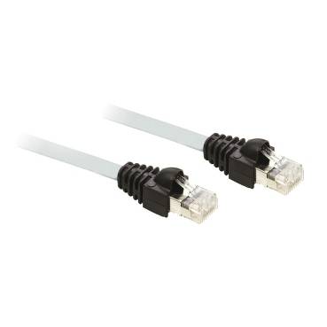 Schneider Electric - 490NTW00002 - cablu Ethernet ConneXium - cablu drept ecranat, 2 fire torsadate - 2 m