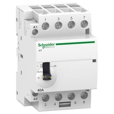 Schneider Electric - A9C21144 - contactor iCT comanda manuala 40A 4ND 24V 50Hz 