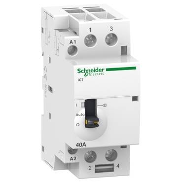 Schneider Electric - A9C21842 - contactor iCT comanda manuala 40A 2ND 220/240V 50Hz 