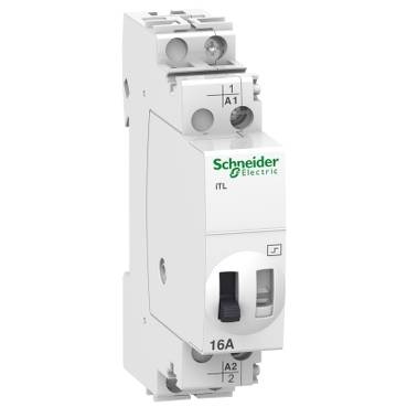 Schneider Electric - A9C30011 - teleruptor iTL - 1P - 1ND - 16A - bobina 12 Vca 50/60Hz- 6 Vcc 