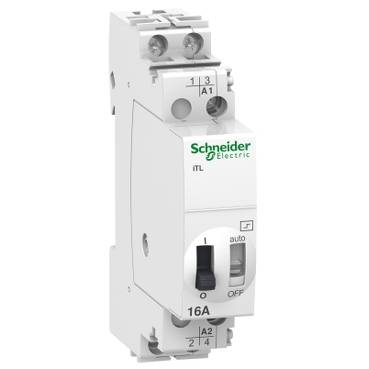Schneider Electric - A9C30112 - teleruptor iTL - 2P - 2 ND - 16A - bobina 12 Vcc - 24 Vca 50/60Hz
