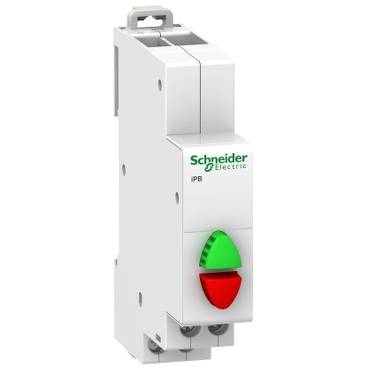Schneider Electric - A9E18034 - Acti9 iPB buton dublu gri/gri 1ND-1NI