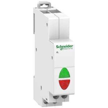 Schneider Electric - A9E18325 - Acti9 iIL indicator luminos dublu - Verde/Rosu - 110-230 Vca