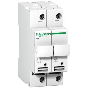 Schneider Electric - A9N15650 - Acti 9 - fuse-disconnector STI - 2 poles - 10 A - for fuse 8.5 x 31.5 mm