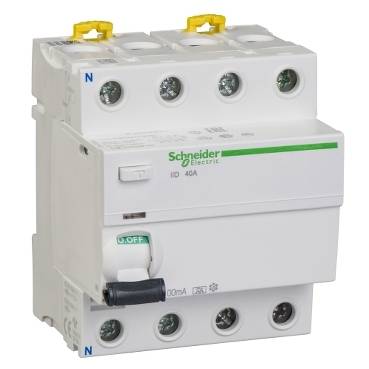Schneider Electric - A9R22440 - iID - protectie diferentiala - 4P - 40A - 100mA - tip A