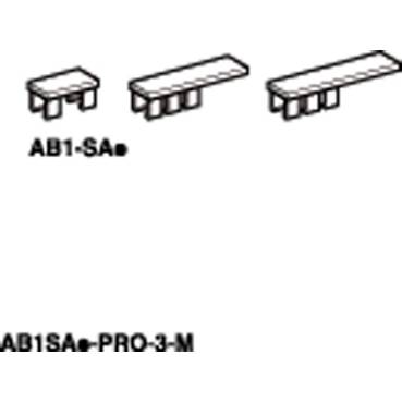 Schneider Electric - AB1SA1 - marker prins prin clipsare, neimprimat - 4,5 x 8,3 mm - pentru clema de sir (multiplu comanda: 500 buc)