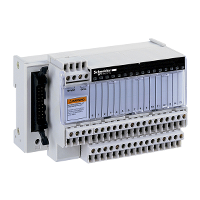 Schneider Electric - ABE7H16R21 - sub-baza de conectare pasiva ABE7 - 16 intrari sau iesiri - LED