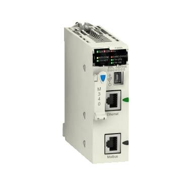 Schneider Electric - BMXP342020 - modul procesor M340 - max 1024 I/O digitale + 256 analogice - Modbus - Ethernet