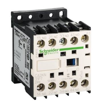Schneider Electric - CA2KN31P7 - contactor TeSys CA2-K - 3 NO + 1 NC - instantaneu - 10 A - 230 V c.a.