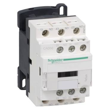 Schneider Electric - CAD50B7 - contactor - TeSys K, D, S - CAD-50 - 5 NO - instantaneu - 10 A - 24 V c.a.