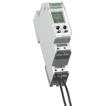 Schneider Electric - CCT15854 - Acti 9 - IHP - 1C digital time switch - 24 hours + 7 days