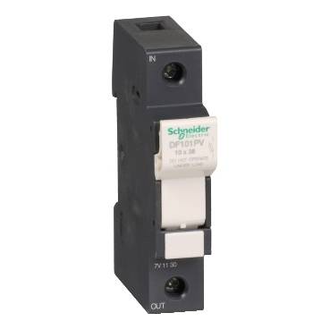 Schneider Electric - DF101PV - TeSyS fuse-disconnector photovoltaic - 1P - 25A - fuse size 10 x 38 mm