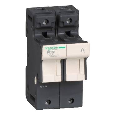Schneider Electric - DF142 - TeSyS fuse-disconnector 2P 50A - fuse size 14 x 51 mm
