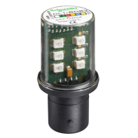 Schneider Electric - DL1BDB3 - bec LED protejat cu baza BA15d - continuu - verde - 24 V