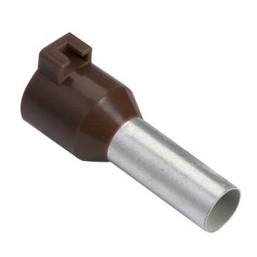 Schneider Electric - DZ5CA102 - pini simpli pentru cablare- mediu - 10 mmp - maro (multiplu comanda: 100 buc)