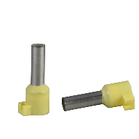 Schneider Electric - DZ5CA253D - pini simpli pentru cablare- lung - 25 mmp - galben (multiplu comanda: 100 buc)