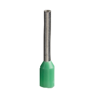 Schneider Electric - DZ5CE062 - pini simpli pentru cablare- mediu - 6 mmp - verde (multiplu comanda: 100 buc)