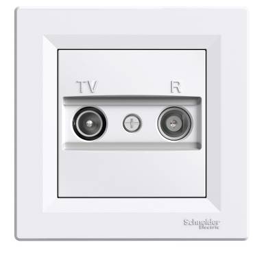 Schneider Electric - EPH3300221 - Asfora - TV/R intermediate outlet - 4dB white