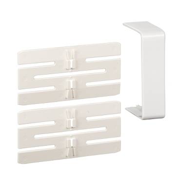 Schneider Electric - ISM10106P - OptiLine 45 - joint cover piece - 75 x 55 mm - PC/ABS - polar white