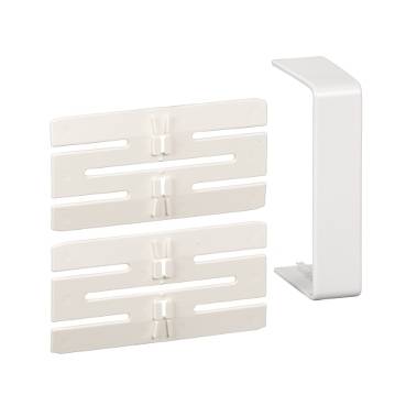Schneider Electric - ISM10206P - OptiLine 45 - joint cover piece - 95 x 55 mm - PC/ABS - polar white