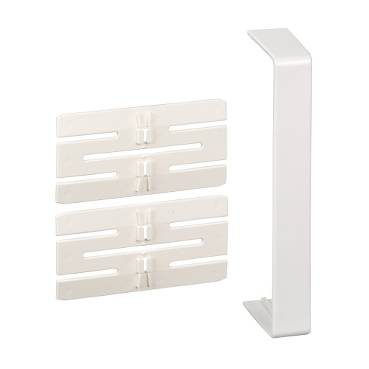 Schneider Electric - ISM10406P - OptiLine 45 - joint cover piece - 165 x 55 mm - PC/ABS - polar white