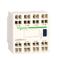 Schneider Electric - LADN043 - bloc de contacte auxiliar TeSys - 4 NC - borne cu arc