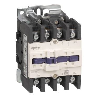 Schneider Electric - LC1D40008E7 - TeSys D contactor - 4P(2 NO + 2 NC) - AC-1 <= 440 V 60 A - 48 V AC 50/60 Hz coil