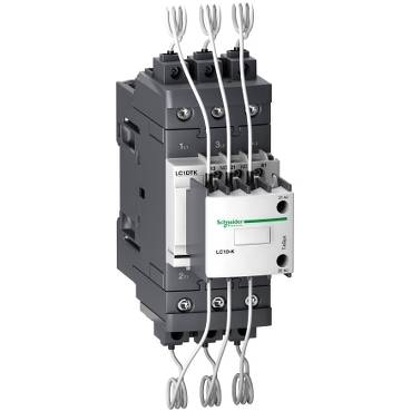 Schneider Electric - LC1DTKP7 - TeSys LC1D.K capacitor duty contactor - 3P - 40 kVAR - 415 V - 230 V AC coil