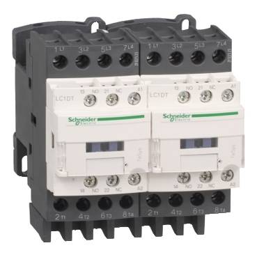 Schneider Electric - LC2DT40P7 - contactor reversibil TeSys LC2-D - 4 poli - AC-1 440V 40 A - bobina 230 V c.a.