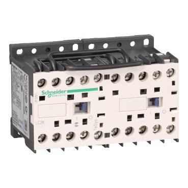 Schneider Electric - LC2K0601E7 - contactor reversibil TeSys LC2-K - 3 poli - AC-3 440 V 6 A - bobina 48 V c.a.