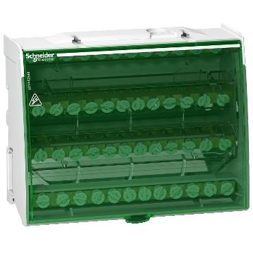 Schneider Electric - LGY412548 - Linergy DS - screw distribution block 4P - 125A - 48 holes