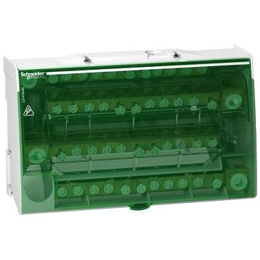 Schneider Electric - LGY416048 - Linergy DS - screw distribution block 4P - 160A - 48 holes