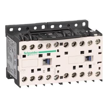 Schneider Electric - LP2K1210BD - TeSys K reversing contactor - 3P - AC-3 <= 440 V 12 A - 1 NO - 24 V DC coil