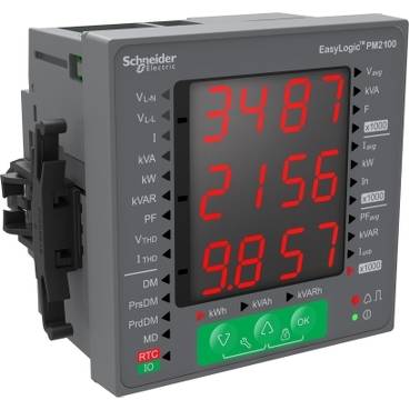 Schneider Electric - METSEPM2120 - EasyLogic PM2120 - Power & Energy meter - up to 15th H - 7S - RS485 - class 1