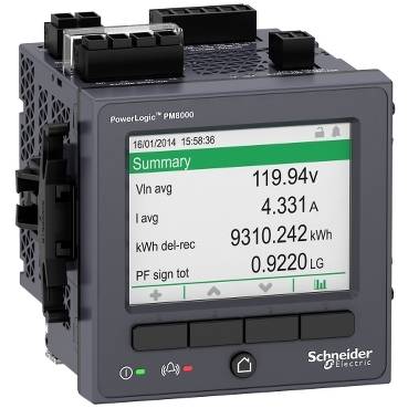 Schneider Electric - METSEPM8240 - PowerLogic PM8000 - PM8240 Panel mount meter - intermediate metering