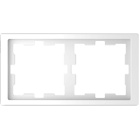 Schneider Electric - MTN4020-6535 - D-Life frame, 2-gang, lotus white