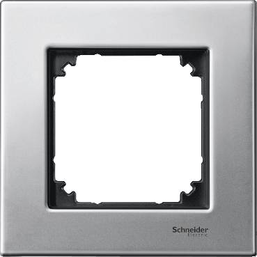 Schneider Electric - MTN403160 - Rama metalica, 1 aparat, Argint platinat, M-Elegance